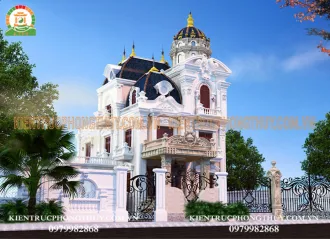  Thiết kế lâu đài sang trọng ở Bắc Ninh